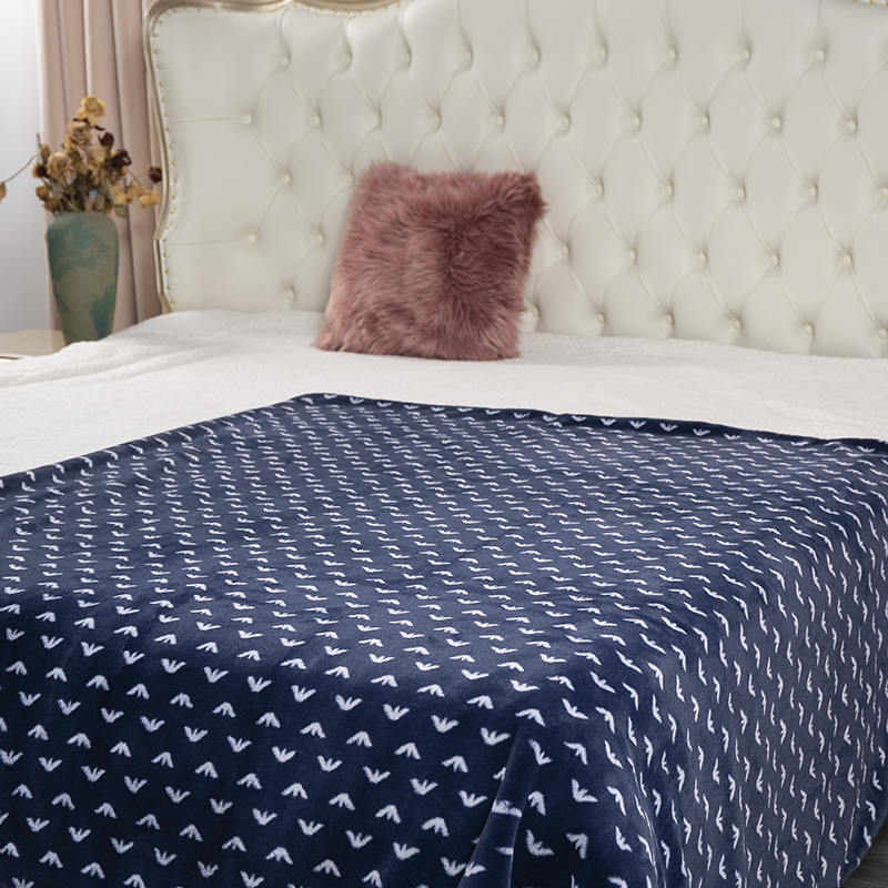 Chăn lông thỏ chạm khắc thoải mái và ấm áp 50 * 60 inch